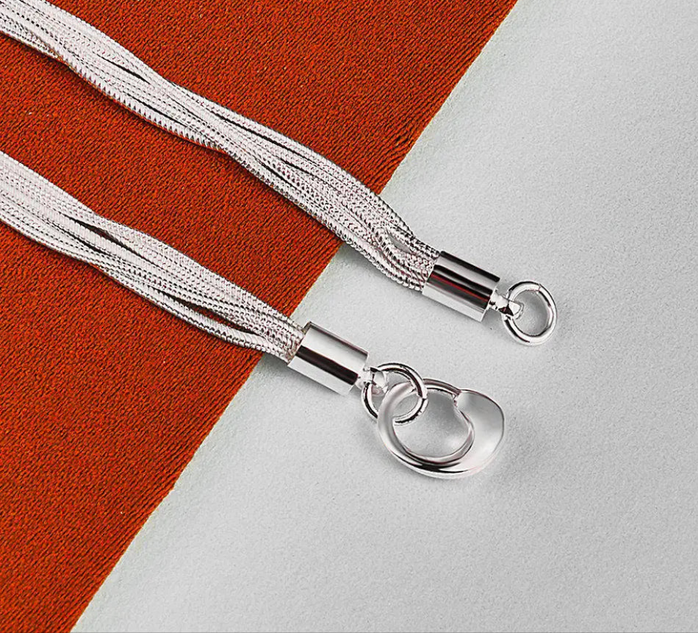 Silver Cascade Bracelet