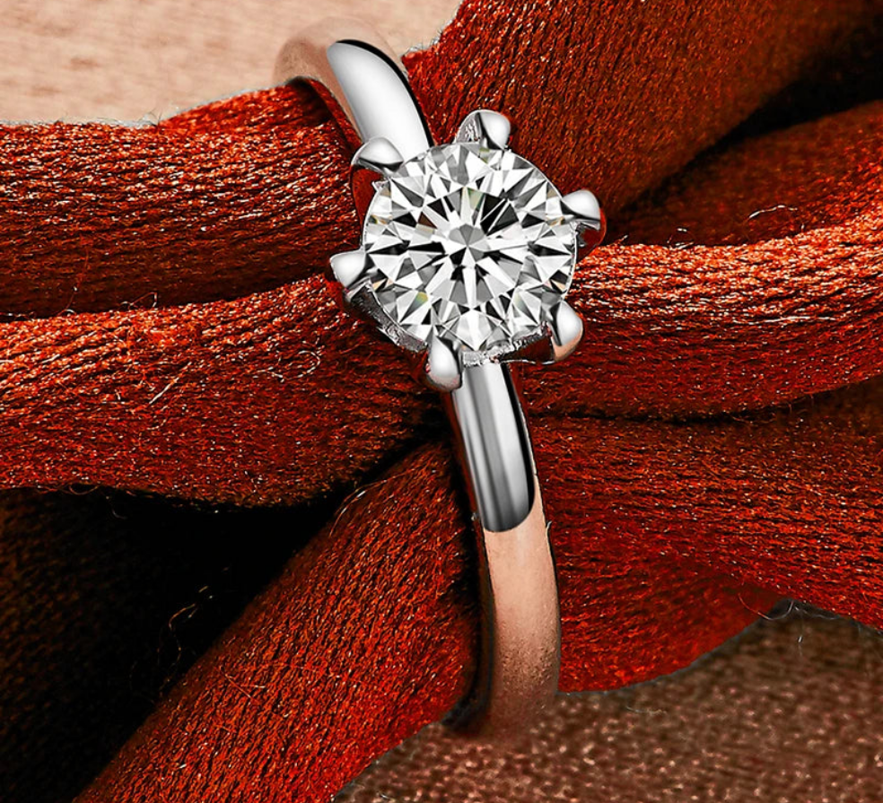 The Radiant Solitaire Ring